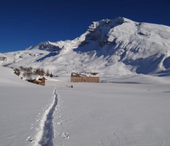 Schneeschuhtour Simplon - Unterwegs in einsamer, ruhiger Gegend auf den Spuren Stockalpers